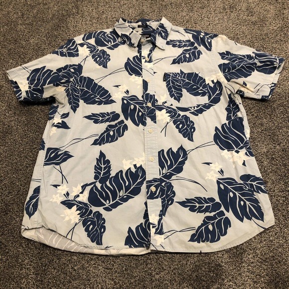 Abercrombie & Fitch Other - Abercrombie & Fitch Shirt Adult Extra Large Blue Button Up Hawaiian Mens READ